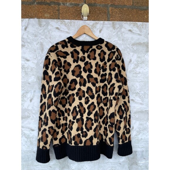 MICHAEL KORS COLLECTION
Leopard Jacquard Cashmere Sweater  medium - Picture 7 of 12